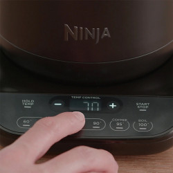Електрическа кана inja KT200EU, 3000W, 1.7 л, 40-100 C, Поддържане на топлината,Кипване за 50 секунди, Цифров контролен панел, Черен