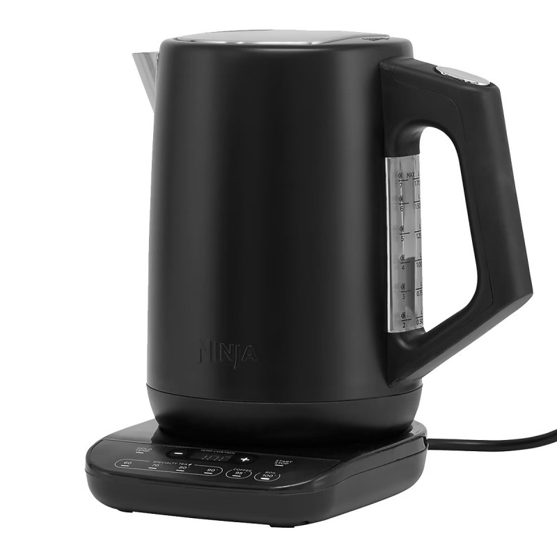 Електрическа кана inja KT200EU, 3000W, 1.7 л, 40-100 C, Поддържане на топлината,Кипване за 50 секунди, Цифров контролен панел, Черен
