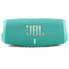 Преносима тонколона JBL Charge 5, Bluetooth, Pro Sound, IP67, PartyBoost, Powerbank, Тюркоаз